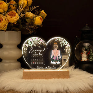 Engaged Calendar - Personalized LED Light