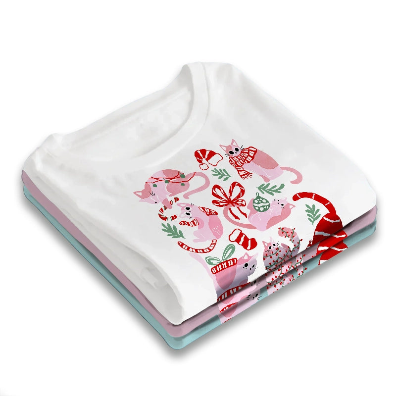 Merry Catmas - Funny Christmas Cat, Gift For Cat Lovers, Pet Lovers - Personalized T-Shirt