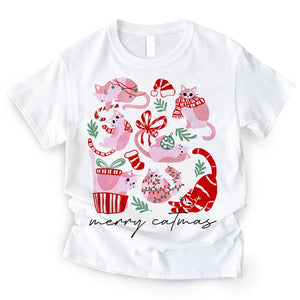 Merry Catmas - Funny Christmas Cat, Gift For Cat Lovers, Pet Lovers - Personalized T-Shirt