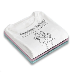 Besties American Sign Language - Gift For Best Friends - Personalized T-Shirt