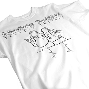 Besties American Sign Language - Gift For Best Friends - Personalized T-Shirt