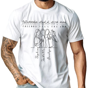 Besties American Sign Language - Gift For Best Friends - Personalized T-Shirt
