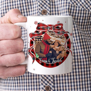 Custom Photo Xmas Together - Personalized Mug