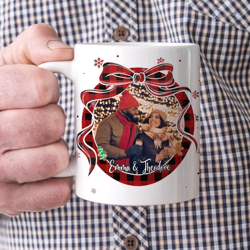 Custom Photo Xmas Together - Personalized Mug