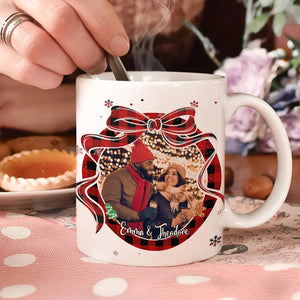 Custom Photo Xmas Together - Personalized Mug