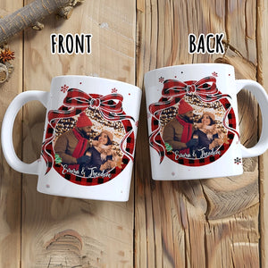 Custom Photo Xmas Together - Personalized Mug