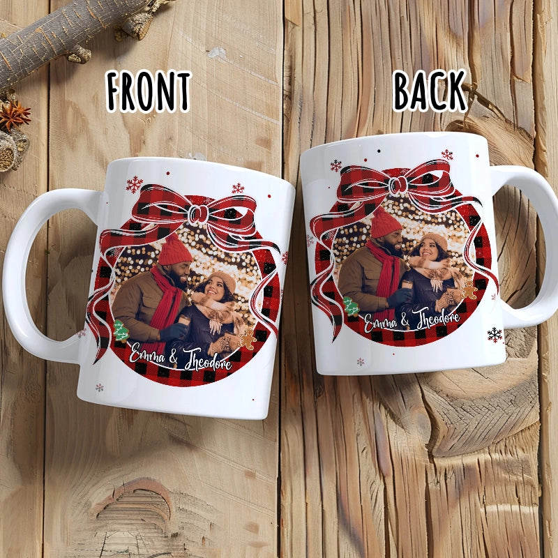 Custom Photo Xmas Together - Personalized Mug