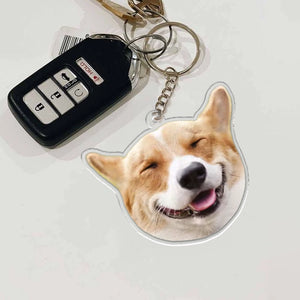 Custom Photo Funny - Personalized Acrylic Keychain