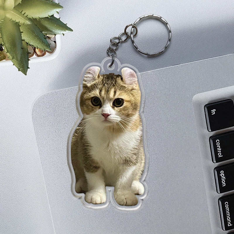 Custom Photo Funny - Personalized Acrylic Keychain