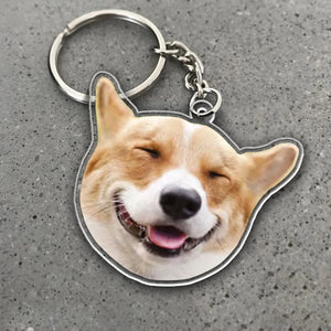 Custom Photo Funny - Personalized Acrylic Keychain