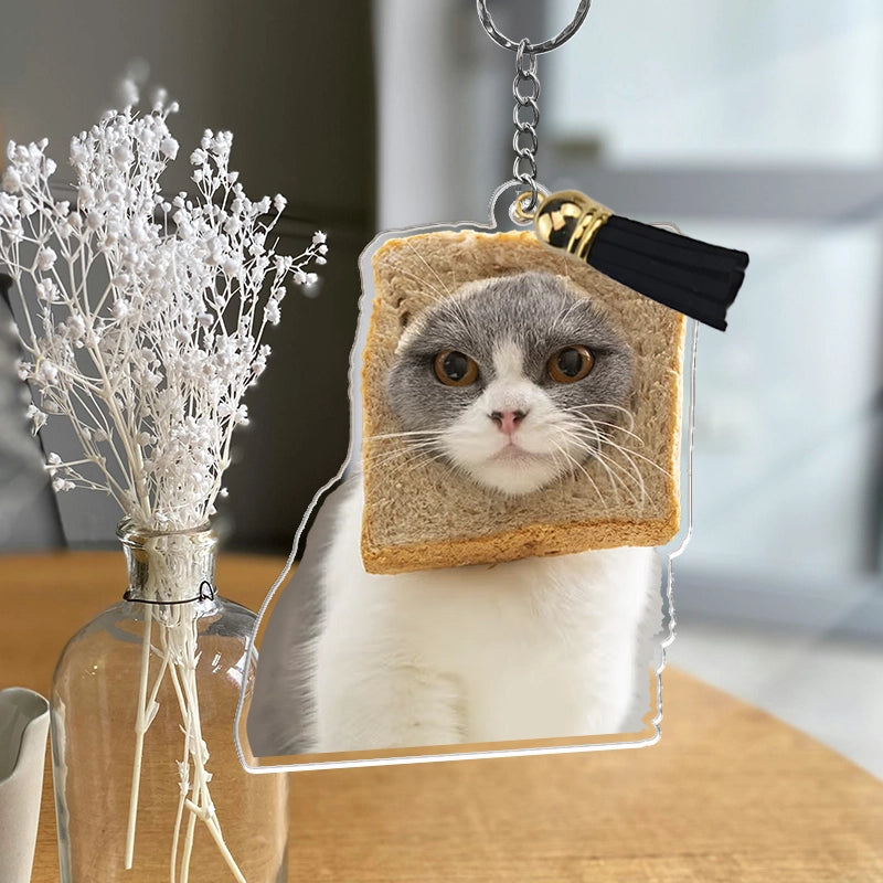 Custom Photo Funny - Personalized Acrylic Keychain