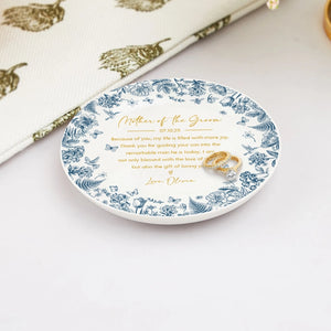 Mother Of The Groom - Personalized Jewelry Dish