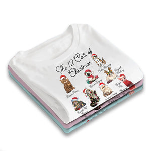 The 12 Cats Of Christmas - Gift For Cat Lovers, Pet Lovers - Personalized Sweatshirt