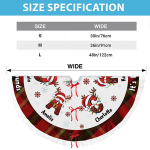 It's Not What's Under The Tree That Matters - Personalized Christmas Tree Skirt