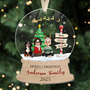First Christmas With Our Pet - Personalized Acrylic Ornament