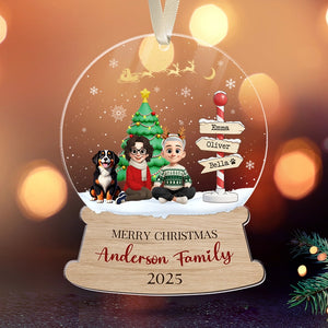 First Christmas With Our Pet - Personalized Acrylic Ornament