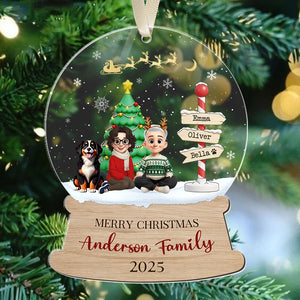 First Christmas With Our Pet - Personalized Acrylic Ornament