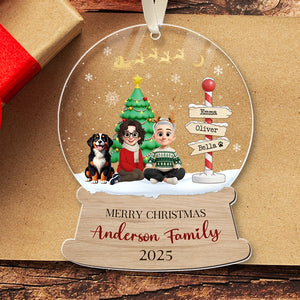 First Christmas With Our Pet - Personalized Acrylic Ornament