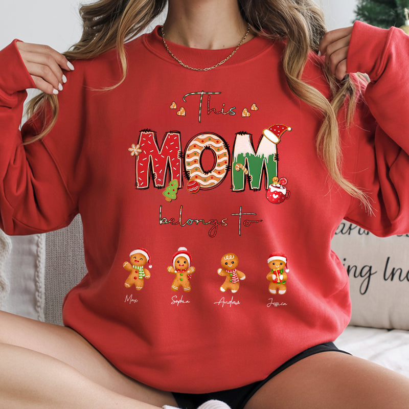 This Grandma Belongs To - Christmas Gift For Grandma - Personalized Sweatshirt