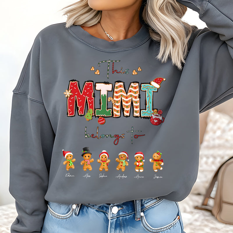 This Grandma Belongs To - Christmas Gift For Grandma - Personalized Sweatshirt